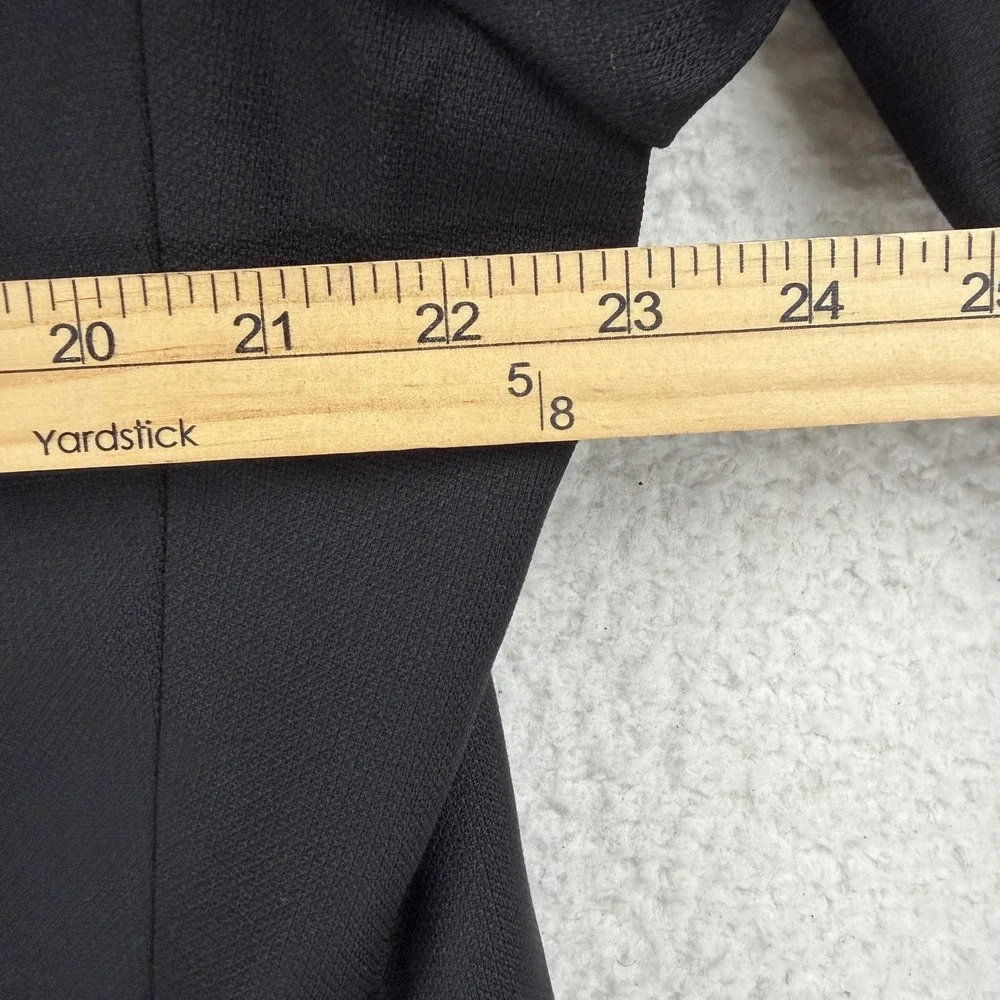 Hugo Boss Suit Jacket Mens 46 Black‎ Wool 3 Button Notch Lapel Made USA